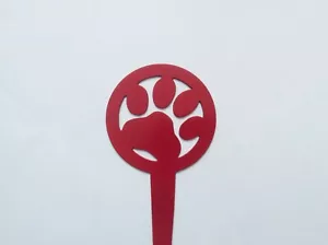 Sc Metal Art Mailboxes Red, Mailbox Replacement Flag Paw - Picture 1 of 2