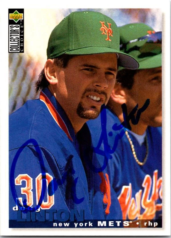 Doug Linton signed Baseball Card (New York Mets) 1995 Upper Deck #323 - Image 1 of 1