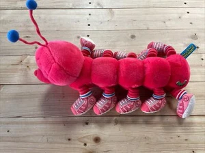 Vintage Lots a Lots a Leggggggs 20 Legs Pink Rainbow Plush - Picture 1 of 4