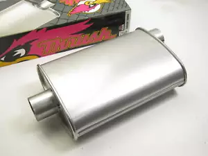 Thrush 17715 TURBO Performance Muffler - 2.50" Inlet/Outlet, Offset, 14" Long - Bild 1 von 6