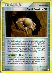 Skull Fossil 117/123 2007 Mysterious Treasures Unlimited Reverse Holo Common - Picture 1 of 3