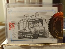 2005 Complete Lost In Space Case Sketch Card - The Chariot by Eduardo Pansica
