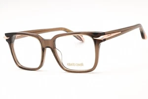 ROBERTO CAVALLI VRC019M 0ALV Eyeglasses Transparent Grey Frame 52mm - Picture 1 of 4