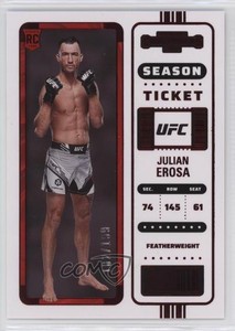 2023 Chronicles UFC Contenders Season Ticket Red /199 Julian Erosa Rookie RC