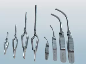 DEBAKEY Bulldog Atrauma Klemme, Fassmaul neu 8 teilig set Gefäßchirurgie - Bild 1 von 1