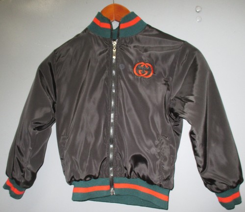 Giacca Gucci Taglia L Colore Nero 100% Cotone Cerniera Frontale Ragazzo