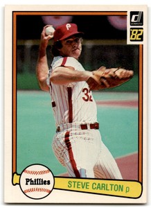 1982 DONRUSS STEVE CARLTON PHILADELPHIA PHILLIES #42