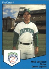1989 Denver Zephyrs ProCards #45 Mike Costello