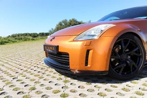 Front Lip Splitter – JDM Street Style Inspired – Compatible with Nissan 350Z Z33 - Picture 1 of 14