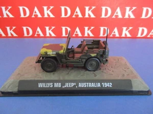 Die cast 1/43 Modellino Auto Jeep Willys MB Australia 1942 by Atlas - Foto 1 di 5