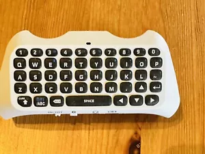 PS5 White Wireless Chatpad Keyboard - Picture 1 of 7