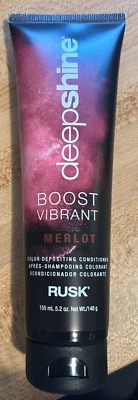 Acondicionador de depósito de color Rusk Deepshine Boost Vibrant Merlot 5,2 oz Foto 1 de 2