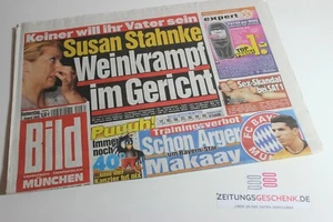 BILDzeitung 07.08.2003 August München Bayern 18. 19. 20. Geburtstag Geschenk MB  - Picture 1 of 2