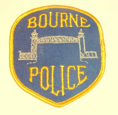 Departamento de Policía de Bourne obsoleto  Parche vintage MASS ver fotos envío rápido Foto 1 de 3
