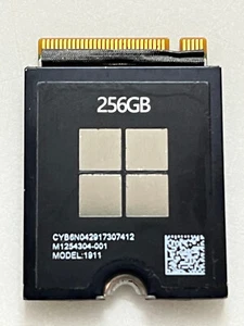 Microsoft Surface Laptop Pro X Model 1911 SSD 256GB NVMe M.2 2230 PCIe 3 x4 SSD - Picture 1 of 5