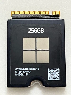 Microsoft Surface Laptop Pro X Model 1911 SSD 256GB NVMe M.2 2230 PCIe 3 x4 SSD - Image 1 of 4