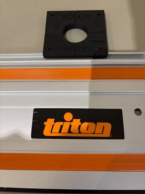 Bosch PR20EVS Trim Router Plunge Base Guide Rail Adapter to Triton Track - Image 1 of 4