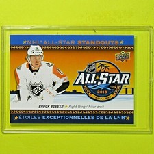 BROCK BOESER  2018-19 ALL-STAR STANDOUTS Tim Horton's  #as3   NHL  All-Stars
