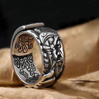 Feng Shui Transfer Ring Engraved Open Ring Men's Domineering Pixiu Men's Ring