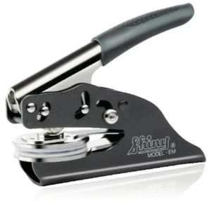Shiny® Prägepresse - Prägezange lasergrav. Druckplatten - Ø 40 mm - bis 160g/m² - Bild 1 von 2