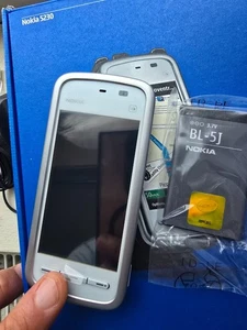 BRAND NEW NOKIA 5230 UNLOCKED PHONE-SILVER EDITION - 3G - 2MP CAMERA - BLUETOOTH - Picture 1 of 5