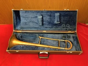 YAMAHA YSL-351 Trombone USED With Case Musical instrument F/S FedEx - Picture 1 of 10