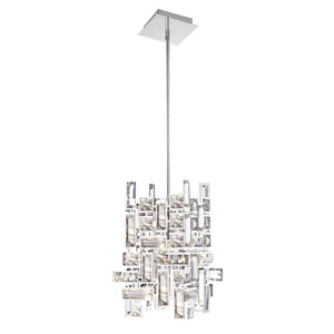 Chrome One Light Mini Chandelier from the Arley Collection - Picture 1 of 5