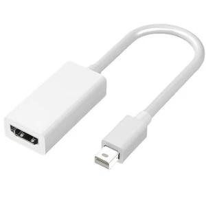 Mini DP Thunderbolt To HDMI Cable Adapter 30hz 4K For MacBook Air/Pro Lenovo X1 - Picture 1 of 12