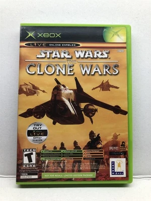 Star Wars: The Clone Wars & Tetris Worlds Microsoft Xbox Complete Fast Shipping - Image 1 of 4