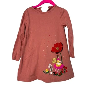Mini Boden Fairy Applique Long Sleeve Tunic Dress - Picture 1 of 7