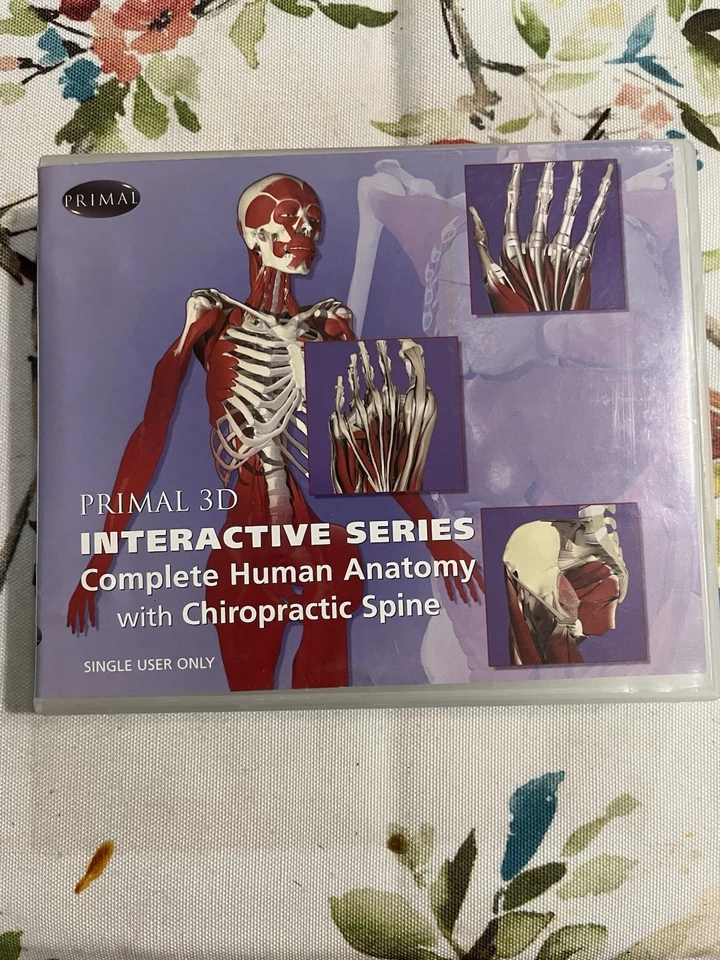 Primal 3D Interactive Series Complete Human Anatomy PC MAC 9 CD-Rom Set - Image 1 of 4