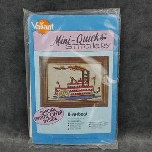 Valient Mini-Quicks Stitchery Flussboot 5" x 7" - Bild 1 von 6