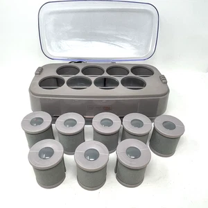 Conair Infiniti Pro Hot Roller Set 2 " Large Jumbo Velvet Felt Flocked HS800 - Picture 1 of 18