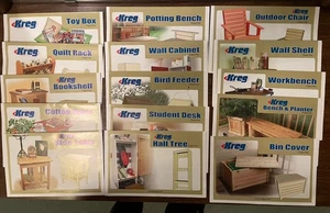 15 Project Plans for Kreg Jig Pocket Hole System - See Pics - Picture 1 of 3