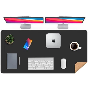 Large Desk Mat 47" x 23.7",Leather Desk mat,Double-Sided Desk Pad,Desk matt f... - Picture 1 of 7