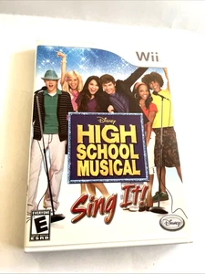 High School Musical: Sing It (Nintendo Wii, 2007) Tested Working With Poster - Picture 1 of 6