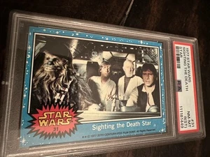 1977 Topps Star Wars Sighting The Death Star No. 31 PSA 8 ST - Picture 1 of 2