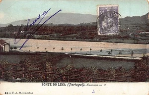 Portugal - PONTE DO LIMA - Panorama 2 - Ed. F.A. Martins 36 - Bild 1 von 2