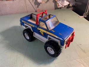Vintage 1983 Chevrolet Tonka Mud Runner 4x4 Pickup Truck Model Toy Car Blue - Picture 1 of 7