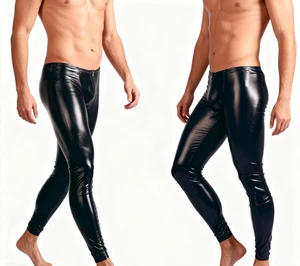 100% Latex Pants Rubber Gummi Schwarz Trousers Sweatpants Hosen 0.4mm S-XXL - Bild 1 von 2