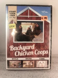 Start Your Own Backyard Chicken Coops - Build/Raise/Care (DVD, 2016) New Sealed - Picture 1 of 12