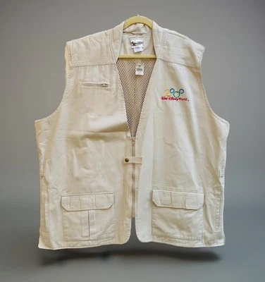VTG Walt Disney World Year 2000 Mens XXL  2XL Hunting Fishing Vest Vented - Image 1 of 4