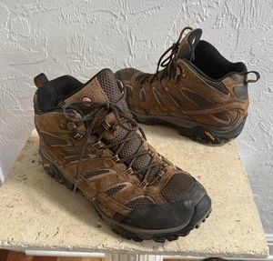 Stivali da trekking larghi MERRELL Moab 2 Mid WP da uomo taglia 12 - marrone terra J06051W - Foto 1 di 16