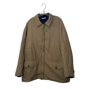 Brooks Brothers L? Vintage Jacke Mantel Barn Chore Field Retro Khaki Gefüttert Papa - Bild 1 von 11