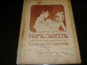 1900 PRIMA CAREZZA RICORDI COPERTINA M.DUDOVICH - Picture 1 of 1