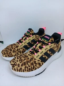 Adidas Child Leopard Racer TR21 Shoes US 7.0 FLOOR SAMPLE SNEAKERS - Picture 1 of 9