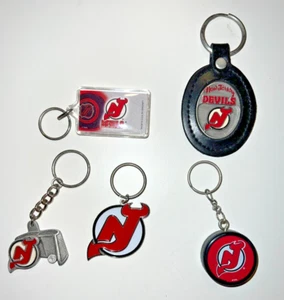 NJ Devils Vintage Keychain Lot (5) - Picture 1 of 6