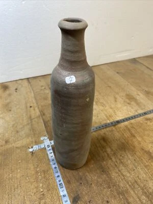 N. 7 Ancienne bouteille en terre cuite grès 18ème XVIIIE Rare Déco Château Films - Photo 1/4