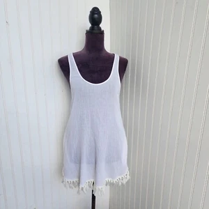 VICTORIA'S SECRET TUNIC DRESS 🌹SWIM COVER UP TEE TOP RACERBACK Lightweight XS - Picture 1 of 11