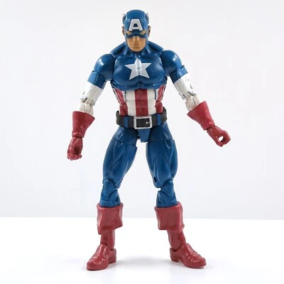 Figura de acción Marvel Legends Capitán América 6" Red Onslaught serie BAF suelta Foto 1 de 4